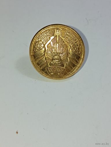Пуговица большая Гербовая республики Беларусь .