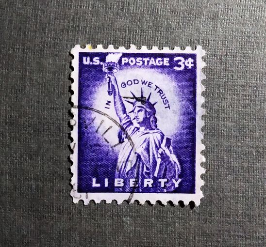 Марка США 1954 год  Статуя Свободы