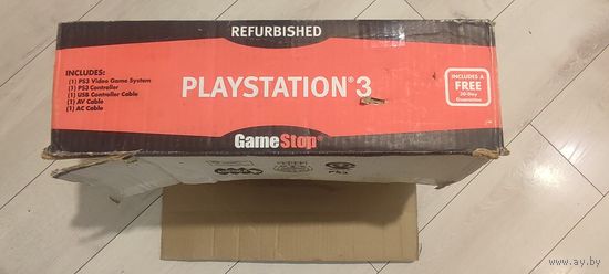Коробка от sony playstation 3 refubrished slim