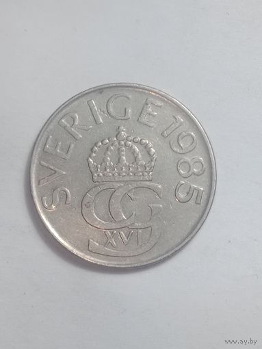 Швеция 5 крон 1985 года .