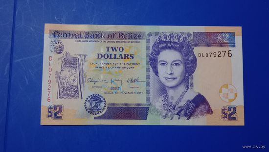Белиз 2 доллара 2011