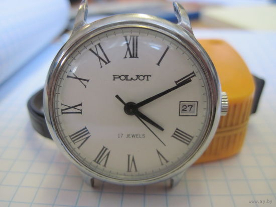 Часы Poljot 17 камней в рабочем состоянии.