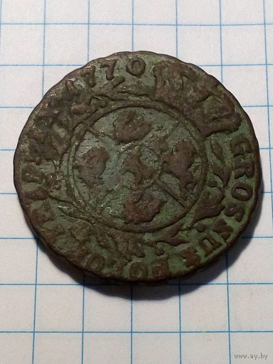 3 гроша ВКЛ и Речь Посполитая 1770 год...л...