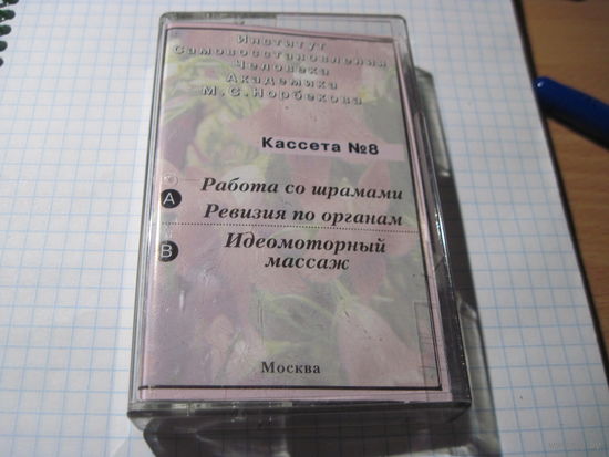 Аудио кассета: Институт Академика М.С. Норбекова. Кассета 8: Работа со шрамами. Ревизия по органам. Идеомоторный массаж. С рубля!