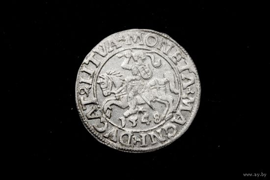 Полугрош 1548 г. Вильно (Великое Княжество Литовское), Сигизмунд Август. Сохран!