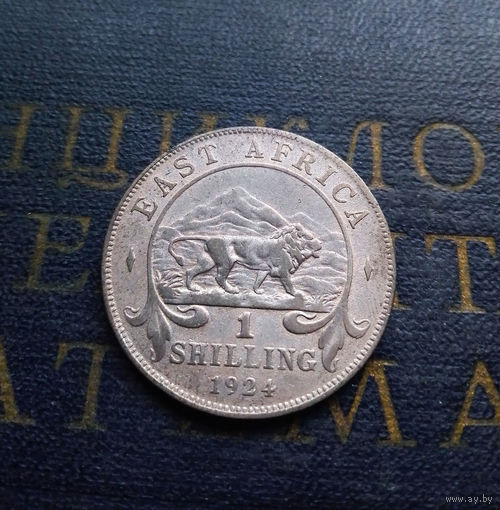 1 шиллинг 1924 Британская Восточная Африка #008-A01 XF