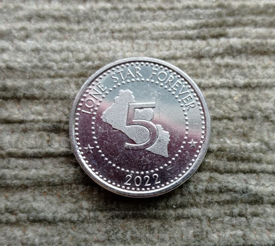 Werty71 Либерия 5 долларов 2022