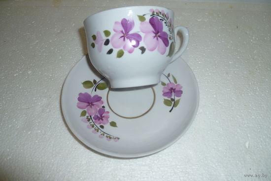 Чайная Пара Фарфор МФЗ СССР