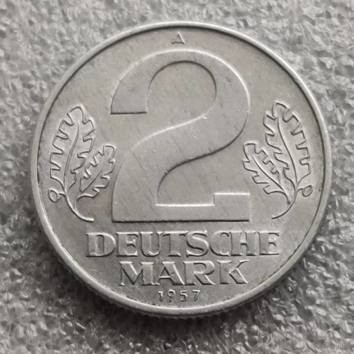 Германия - ГДР 2 марки 1957 г.