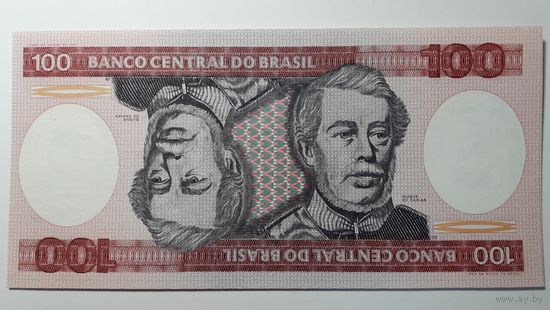 Бразилия, 100 крузейро. Серия A A. UNC.