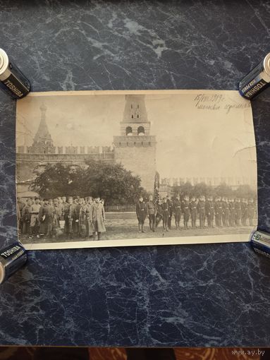 Статое фото выпуск кремлёвских курсантов 1919 год