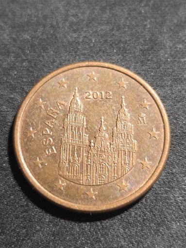 Испания 5 евроцентов 2012