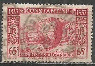 Алжир(французский). 100 лет завоевания Константинополя. 1937г. Mi#134.