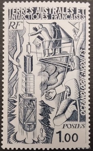 Французские антарктические территории. 1977г. Исследование Антарктиды.