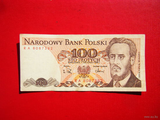 100 злотых 1988г.