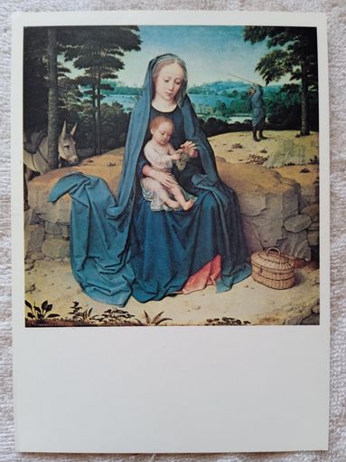 Давид. Отдых во время бегства в Египет. Издание США