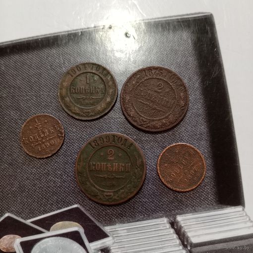 Лот монет РИ, сборные лоты ограничены во времени