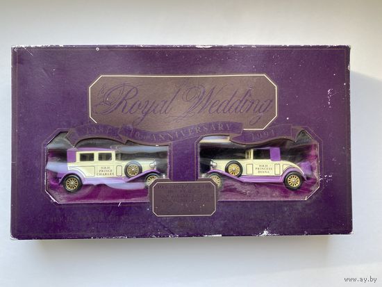 Королевская свадьба, 2 модели авто, Lledo.