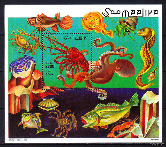1998 Сомали. Ракообразные