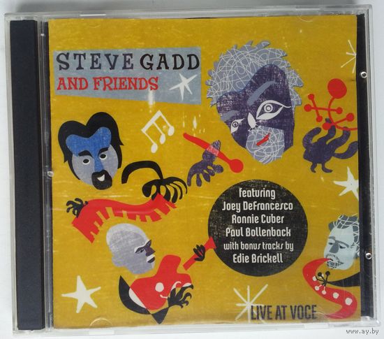 CD Steve Gadd And Friends Featuring Joey DeFrancesco, Ronnie Cuber, Paul Bollenback – Live At Voce (2010)