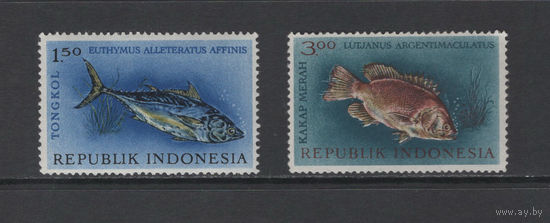 Фауна Рыбы Индонезия 1963**