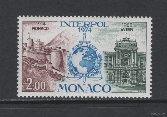 Монако 1974** 60 лет Интерпола