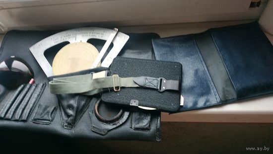 Стёкла - светофильтры для очков пилота .аэронавигац.карты дальней авиации.