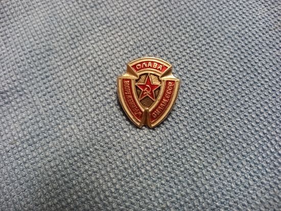 Значок. Слава Вооруженным Силам СССР.