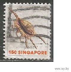 Сингапур. Ракушка Скорпион. 1977г. Mi#269.