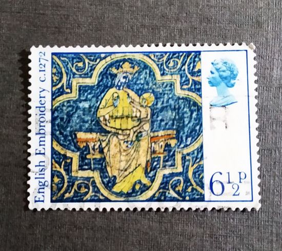 Марка Великобритания 1976 год Рождество