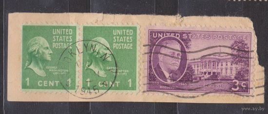 Вашингтон Проблема Франклина Д.Рузвельта Известные Люди Личности США 1938 и 1945 год лот 12