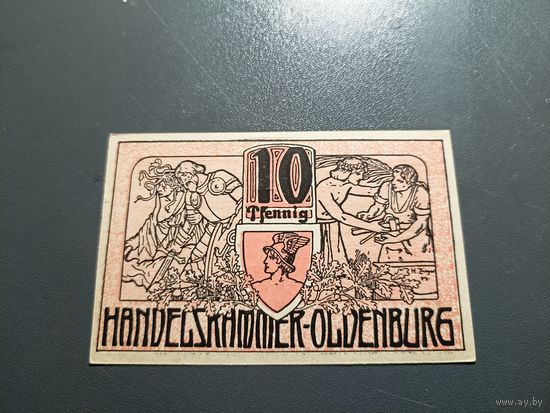 Германия 10 пфенингов 1918г (1)