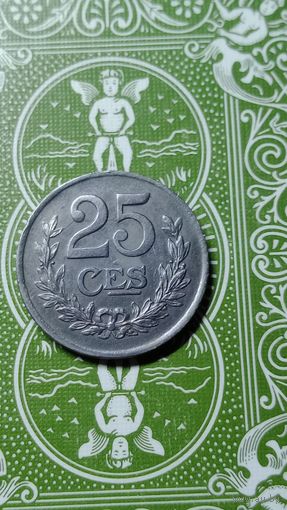 Люксембург 25 сантимов 1916