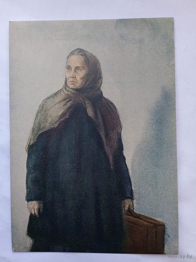1957. Кукрыниксы. Ниловна. "Мать" Горького