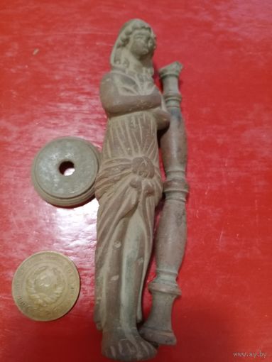 Подсвечник старинный девушка элементы