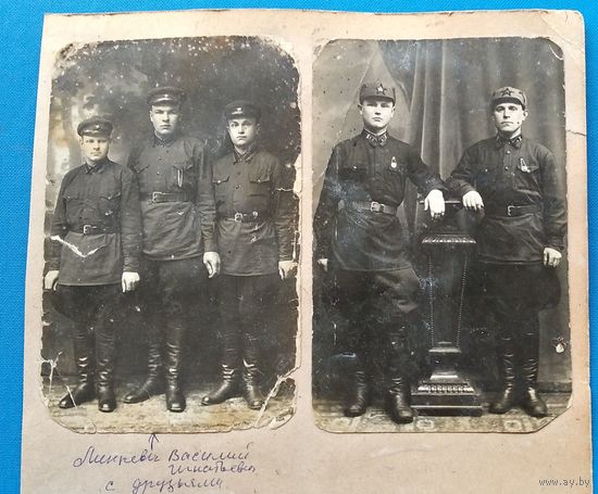 Лот фотографий с военными. 5 фото. Цена за все.
