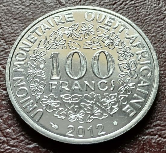 Западная Африка (ВСЕАО) 100 франков, 2012     ( 1-15-5 )
