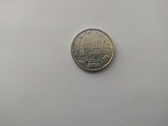 2 франка 1999 года. Французская Полинезия. UNC