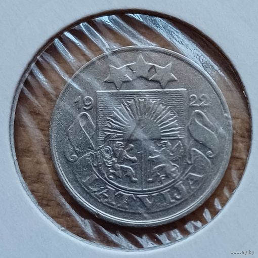 Латвия 10 сантимов 1922год