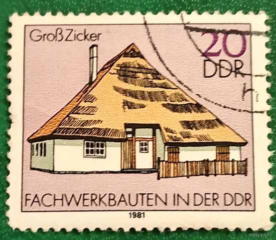ГДР 1981. Дом вдовы пастора в рыбацкой деревне Гросс-Циккер на острове Рюкен