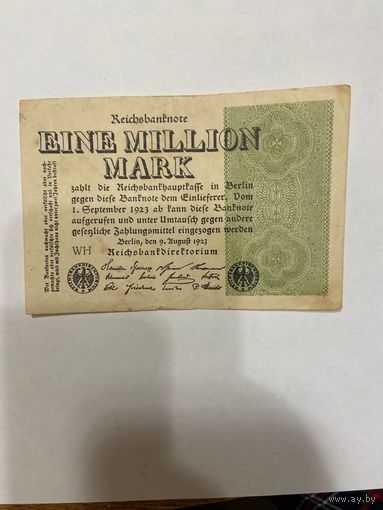 Германия 1000000 марок 1923 г. -0801