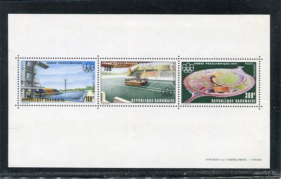 Габон. Предолимпийский год. Подготовка стадионов. Блок