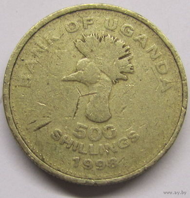 Уганда 500 шиллингов 1998 г