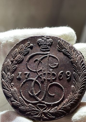 5 копеек 1769 ЕМ без МЦ.Кладовая.Состояние!