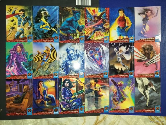 X-MEN. 70 КАРТОЧЕК