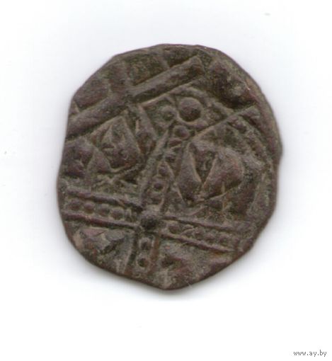 Византийская империя Фоллис анонимный (40 нуммий) XI в. Н.Э.