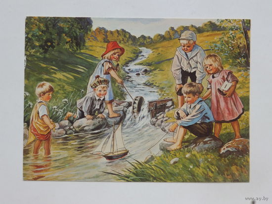 Nystrom Швеция 1975  10х15 см