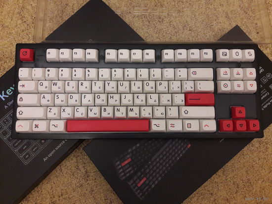 Механическая клавиатура CMMK MK870 + Gateron White (описание!)