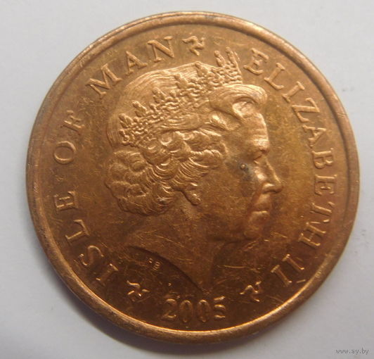 Остров Мэн 2 пенса 2005 г