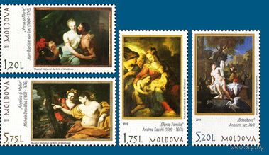 Молдова 2019. Искусство. Живопись Национальный музей  4 марки (726)